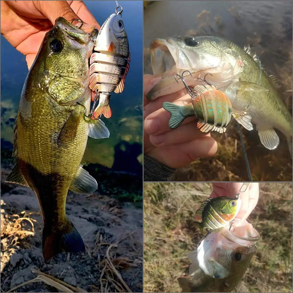 Bassdash SwimPanfish Multi Jointed Panfish Bluegill Swimbaits