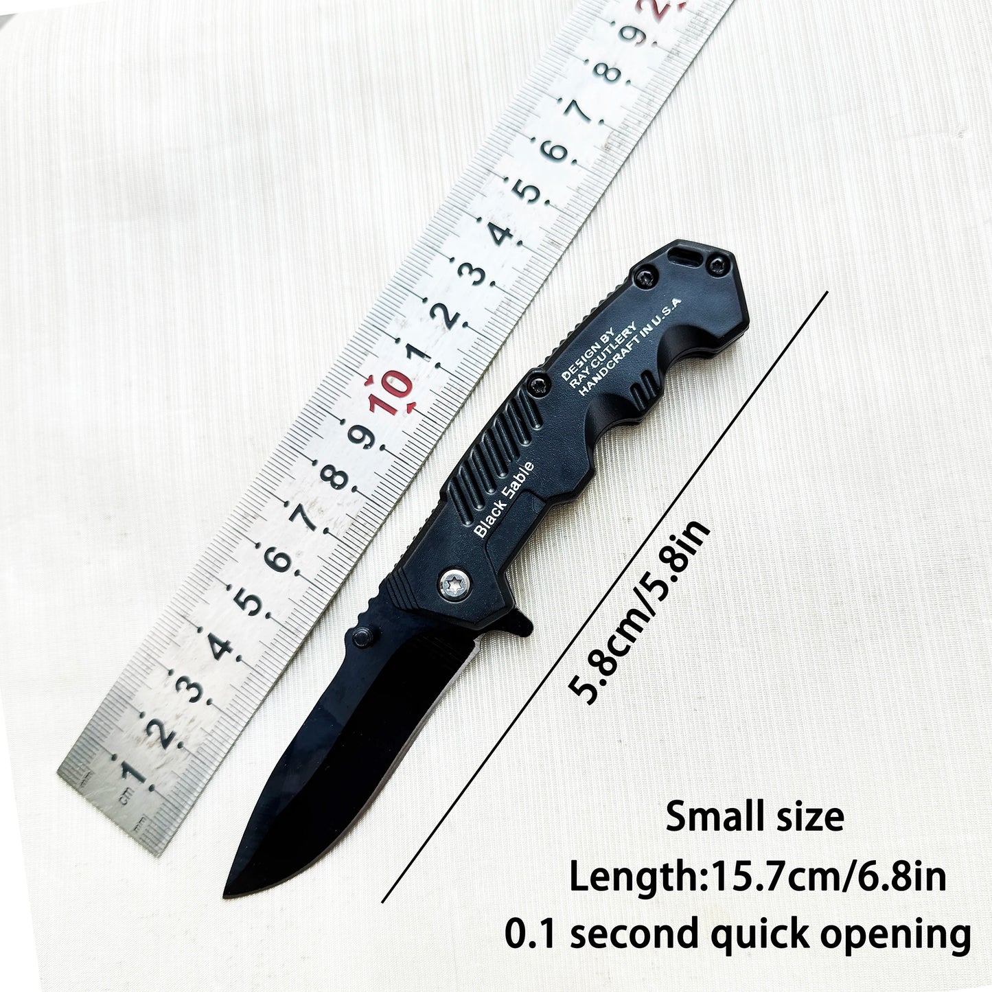Folding knife, pocketknife with pocket clip