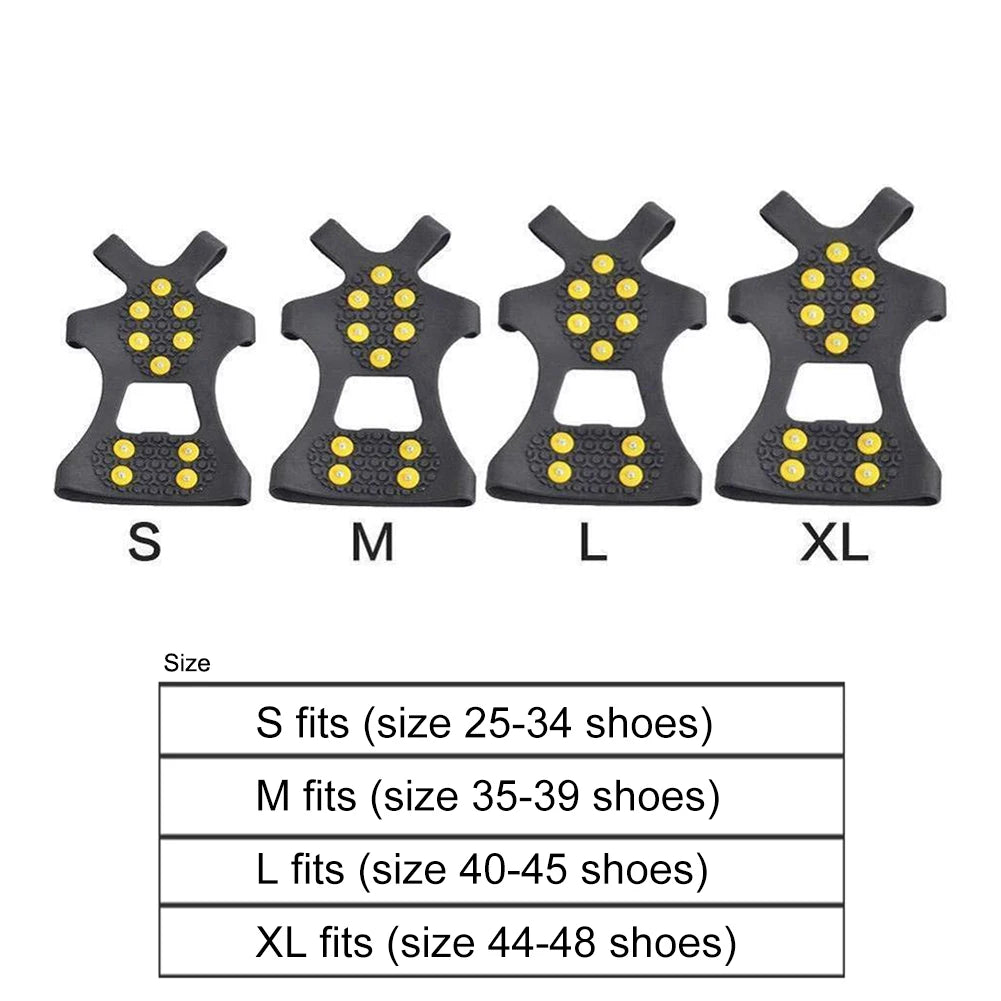 Climbing Anti-Slip Ice Grips Shoe Spikes