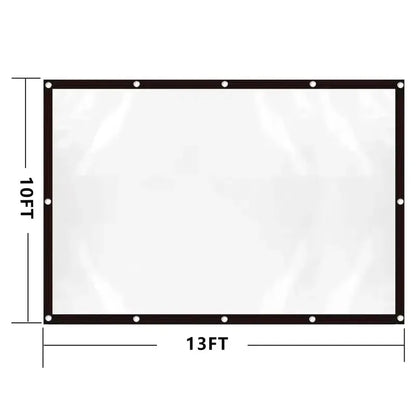 13' x 10' Clear Poly Tarp Heavy Duty Greenhouse Camping