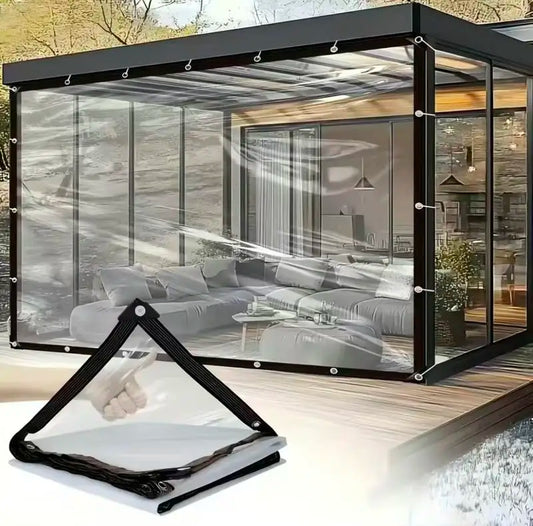 13' x 10' Clear Poly Tarp Heavy Duty Greenhouse Camping