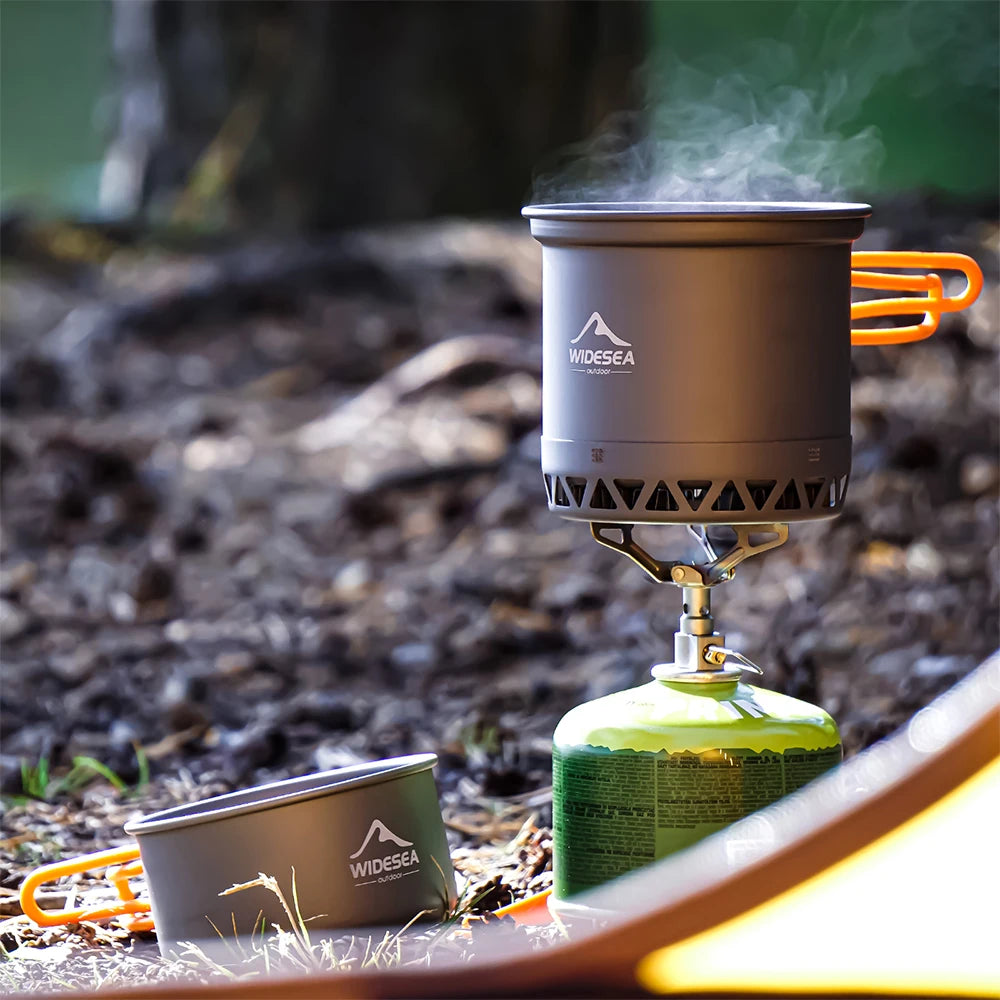 Outdoor Cooking Set Heat Cooker Travel Tableware
