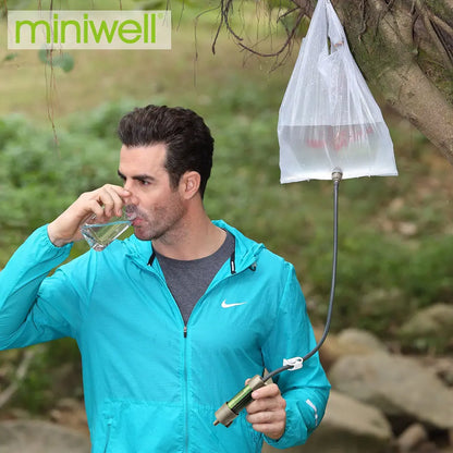 Miniwell Portable Camping Water Filter System