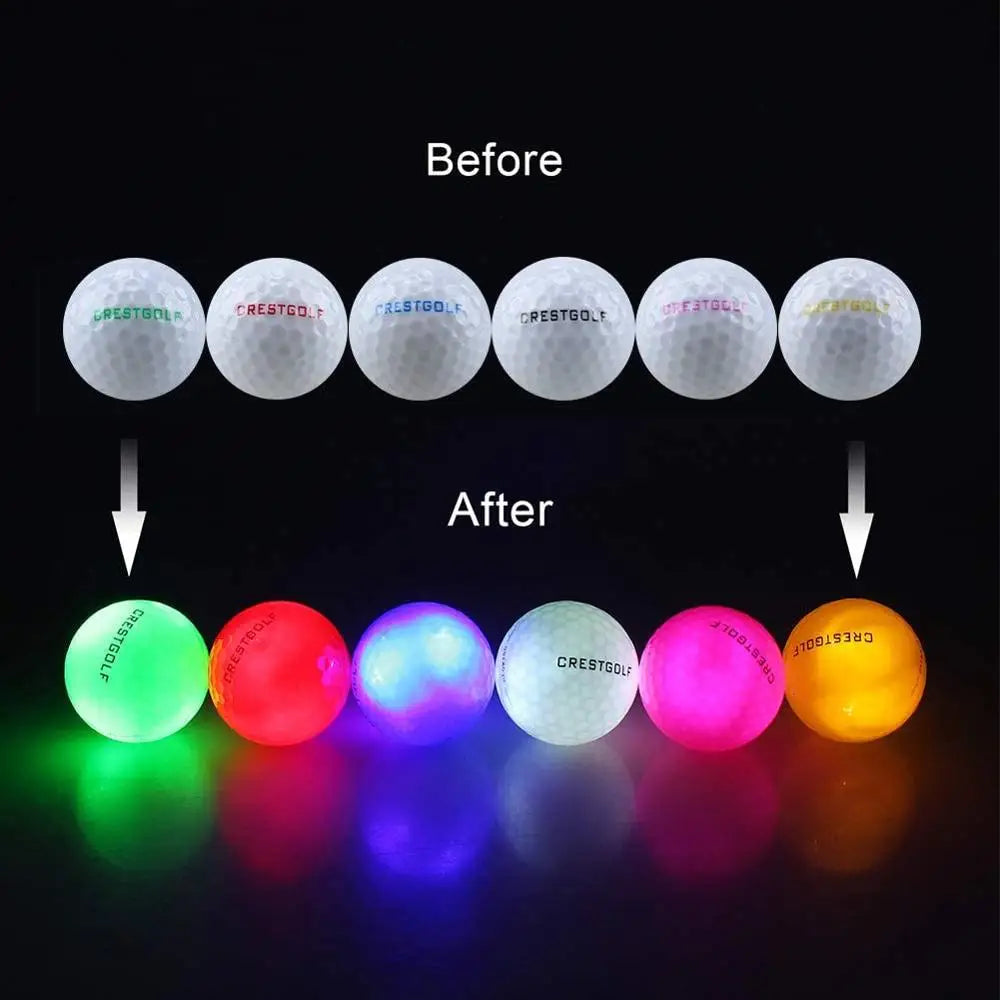 Golf Ball with Night Glow Light LED