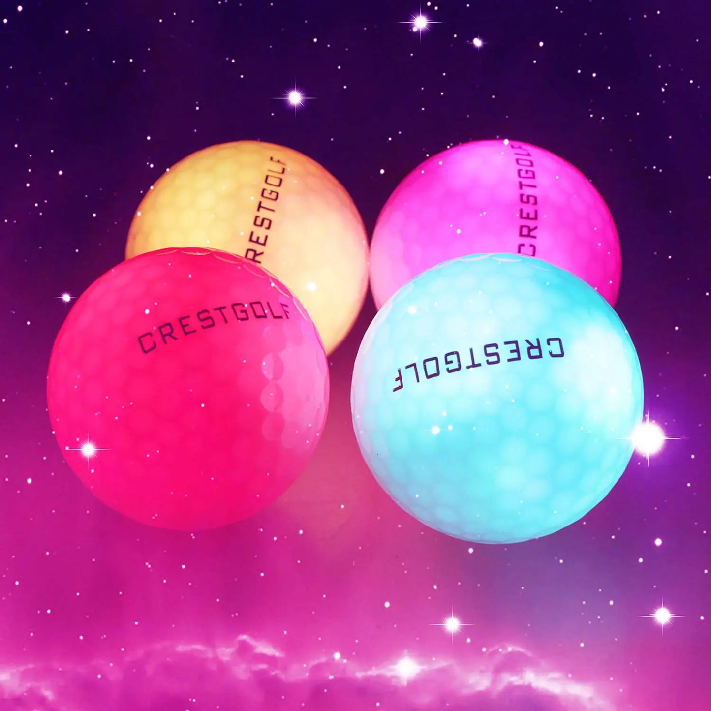 Golf Ball with Night Glow Light LED