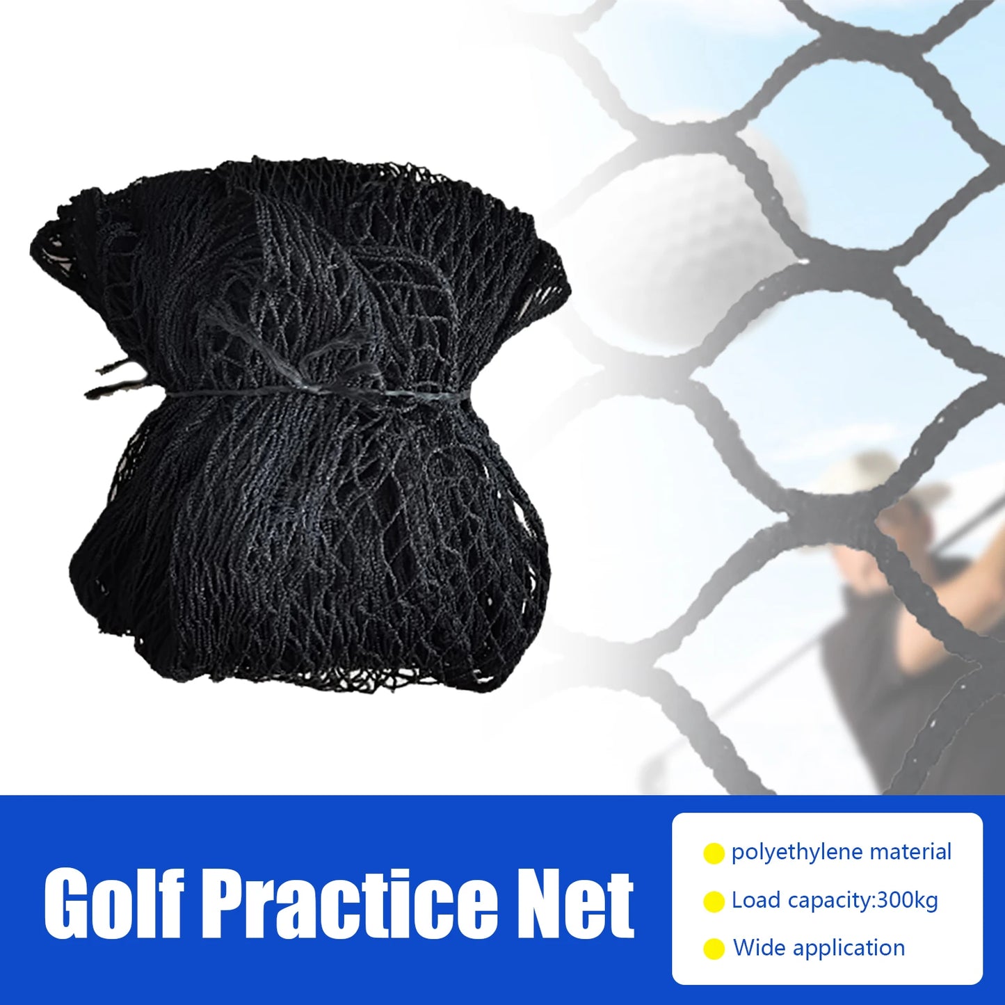 Golf Practice Net 10ftx10ft High Impact Netting