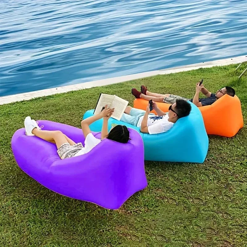 Inflatable Sofa, Beach Chair, Portable Air Mattress