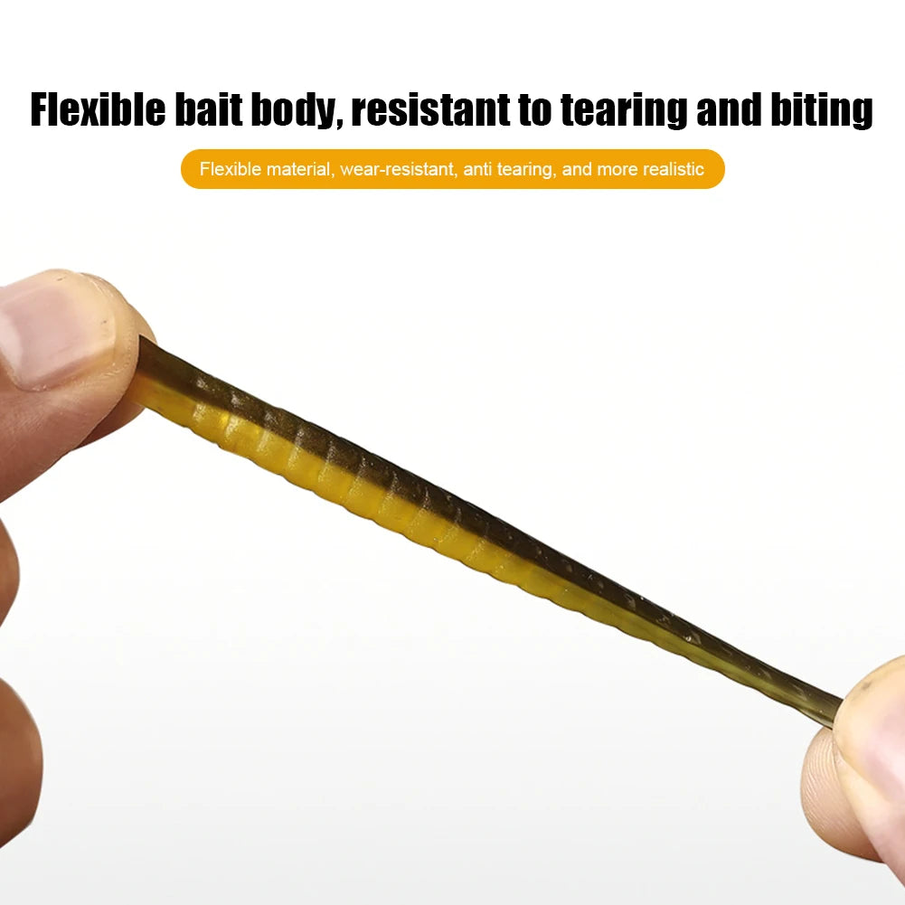 61pcs/set Artificial Lure Hook Fork Tail Bait