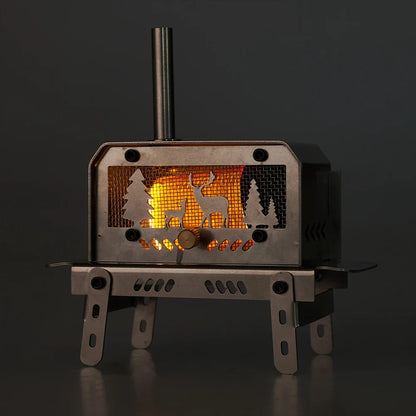 Wood Burning Stove Stainless Steel Camping