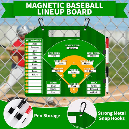 Magnetic Baseball Lineup Board, Softball & Baseball