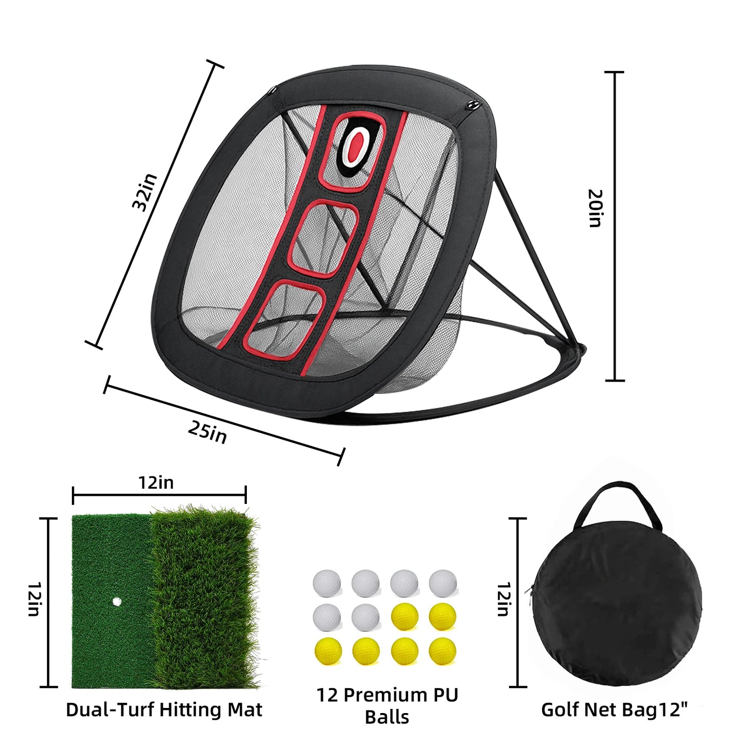 AESWGOF Golf Practice Net Golf Training Net