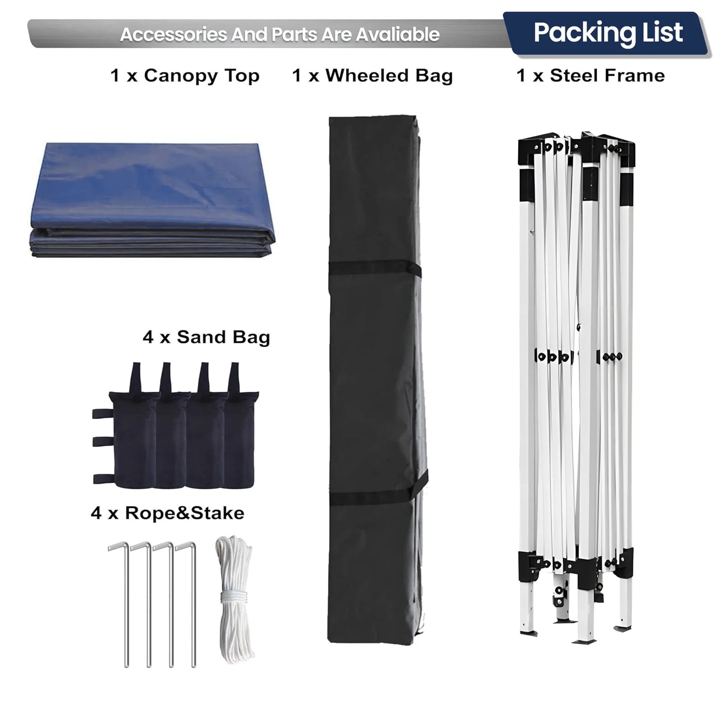10x10 Pop Up Canopy Tent, Instant Shade Tent