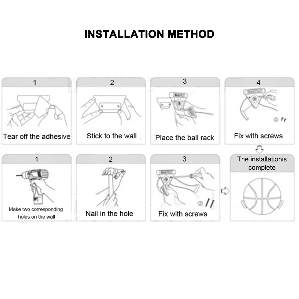 Multifunction Basketball Soccer Football Display Stand Holder