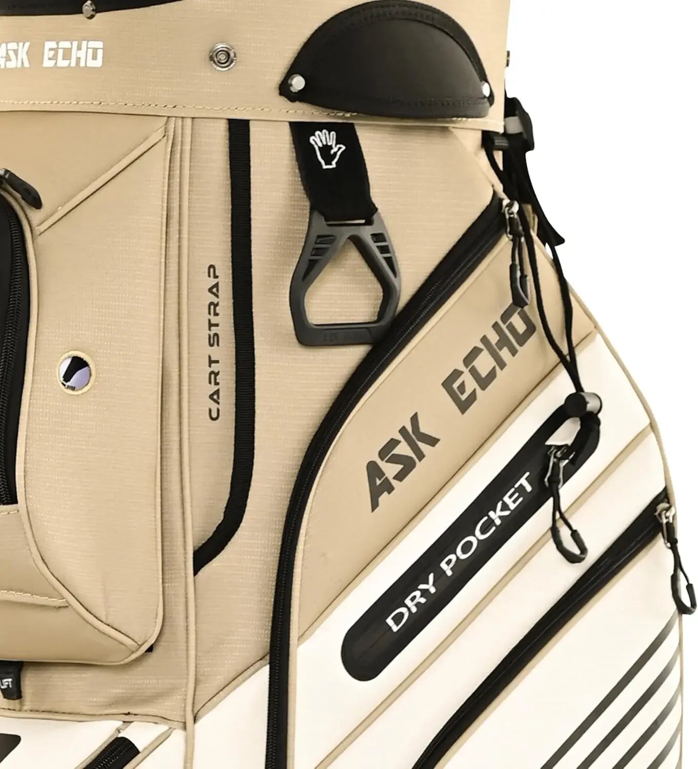 Golf Cart Bag with Organizer Divider Top