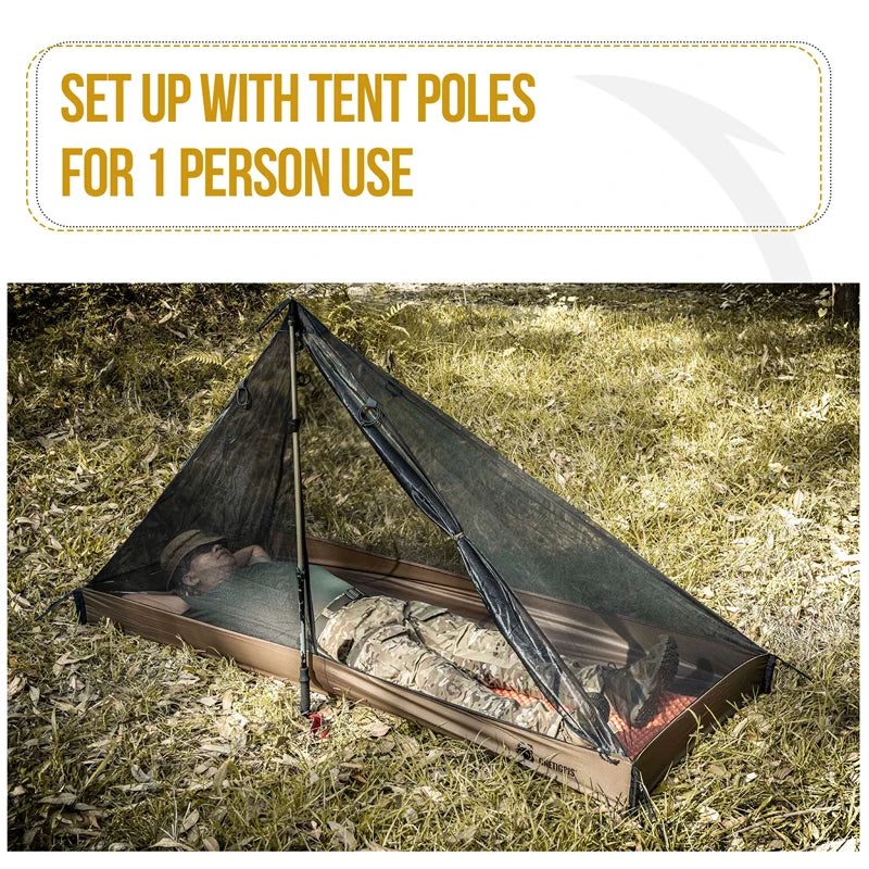 1-Person Mesh Inner Tent Camping Shelter