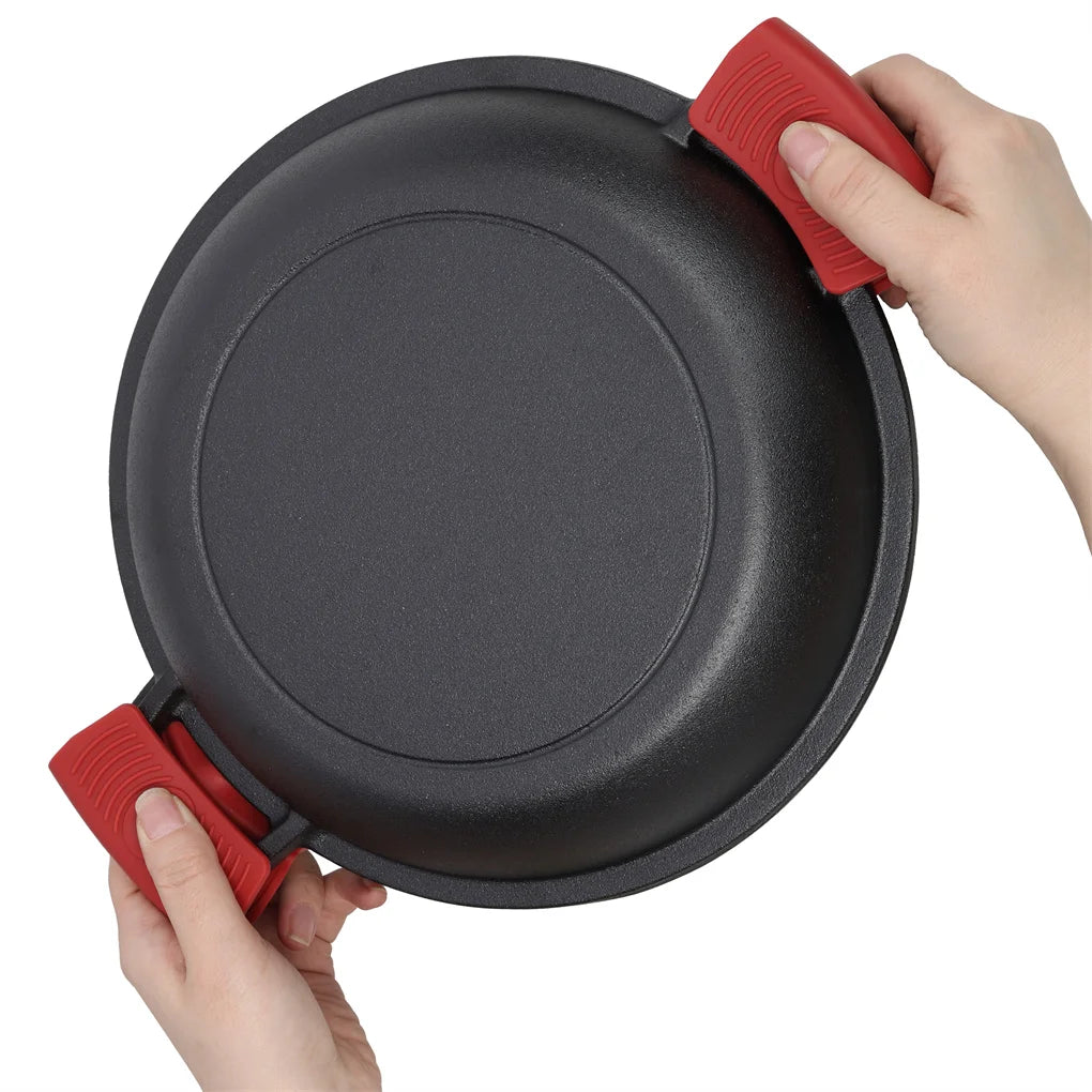Pre-Seasoned Cast Iron Dutch Oven with Dual Handles