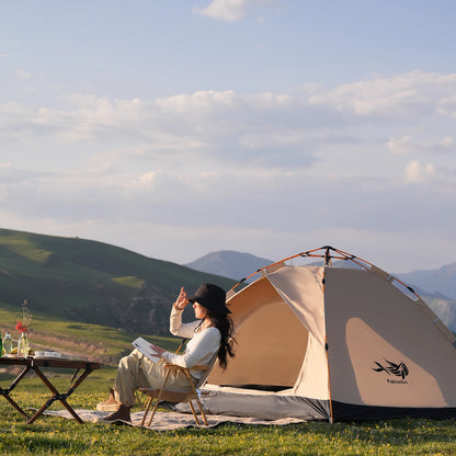 2-4 Person Camping Windproof Tents, Easy To Set Up