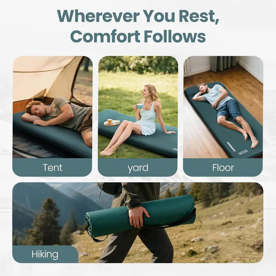 Self-Inflating Sleeping Pad for Camping