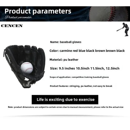 Softball Baseball Gloves Children and Teenagers Adult Full