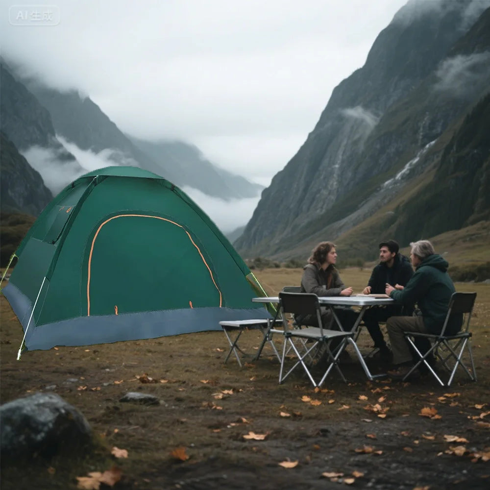 2-3 Person Pop Up Tent Waterproof Automatic Camping