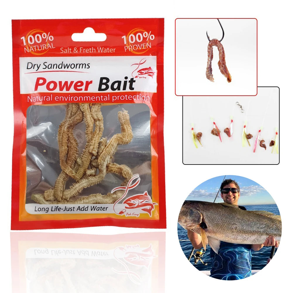 Dry Sandworms Fishing Lures Fishy Smell Lures