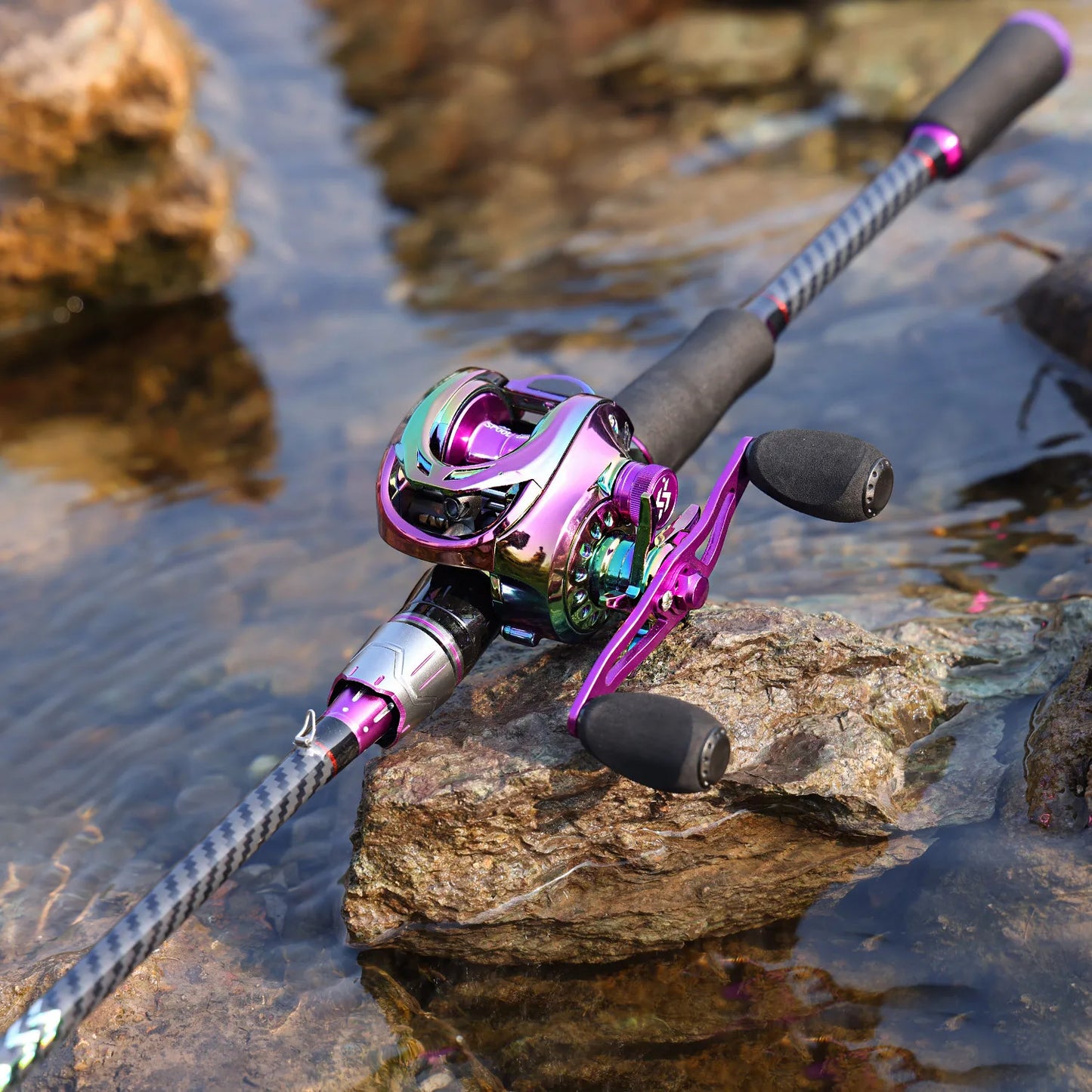 Telescopic Fishing Rod Carbon Fiber, Fast Action