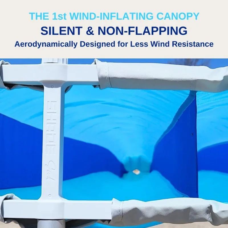 The Ultimate Wind-Inflating, Beach Shade