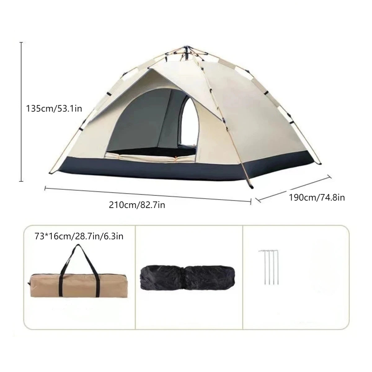 Quick-opening Tent Automatic Rainproof Sunshine-proof