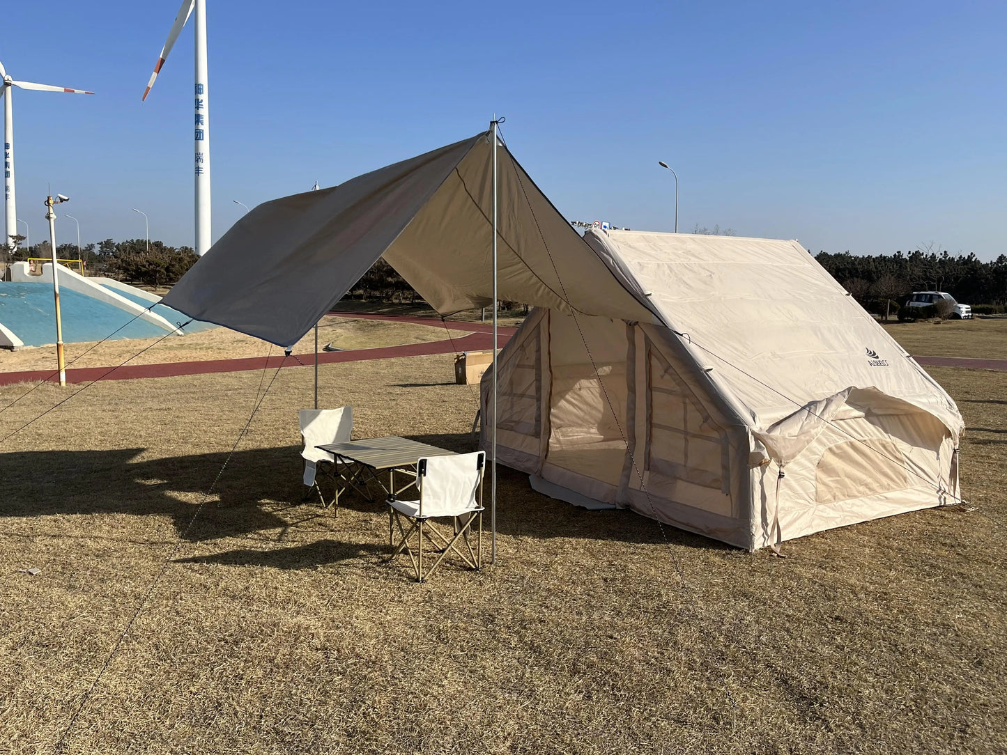 Large Inflatable Tent for Family Outdoor Camping