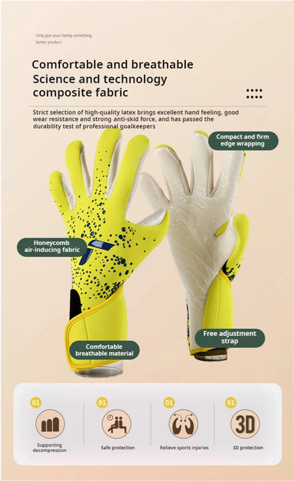 Goalkeeper Gloves, Finger Provide Excellent Protection