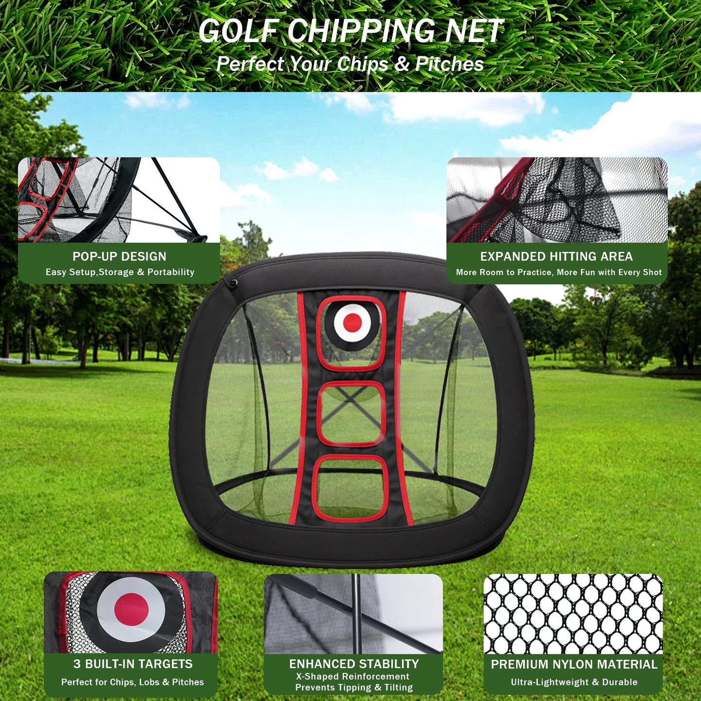 AESWGOF Golf Practice Net Golf Training Net