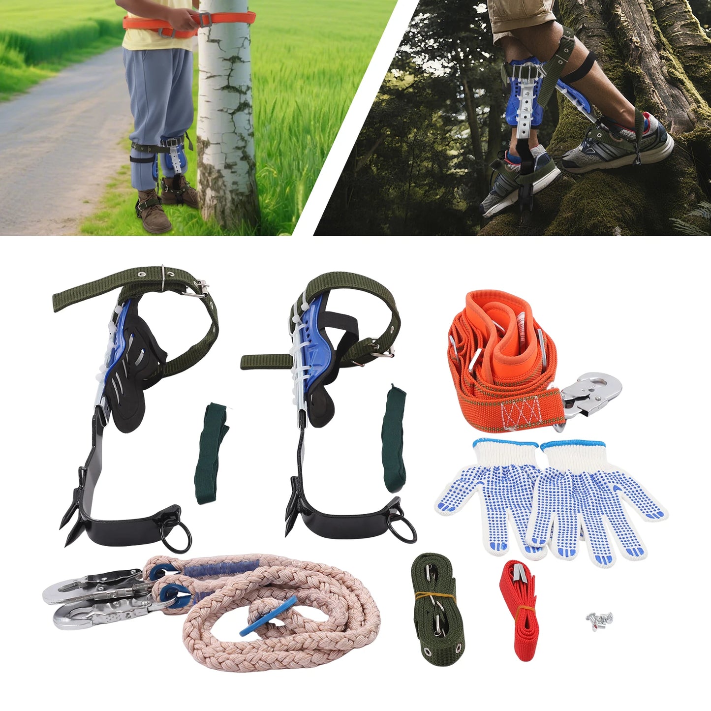 Tree Climbing Gear Adjustable Climbing Spike