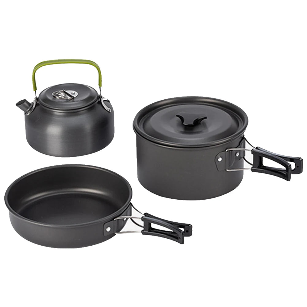 3PCS Outdoor Camping Pot Set