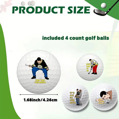Funny Golf Balls Gift Set Funny Novelty