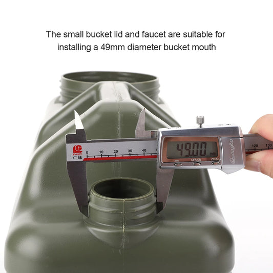 Camping Water Bucket Cover with Water Spigot