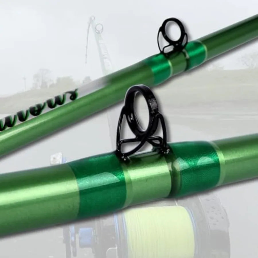 Catfishing Fishing Pole Portable Heavy Casting Rod
