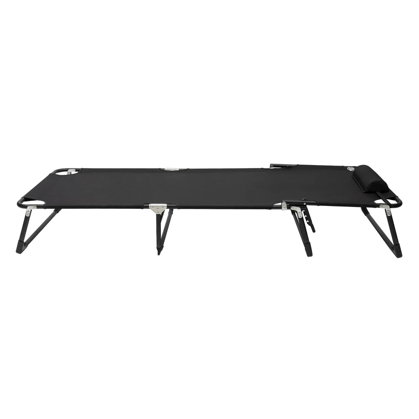 Portable Folding Camping Cot with 4-Position Adjustable