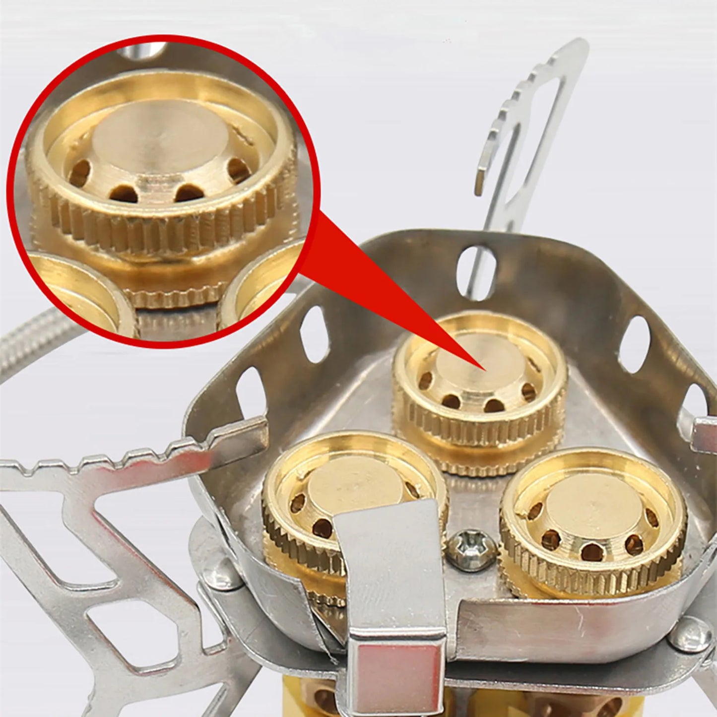 6800W Mini 3 Heads Gas Stove Portable Folding