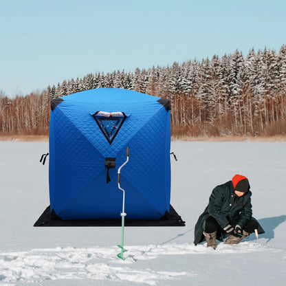 Ice Fishing Insulated Tent, 1-2 Person Shelter Portable