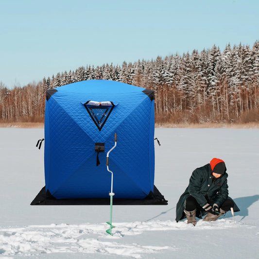 Ice Fishing Insulated Tent, 1-2 Person Shelter Portable