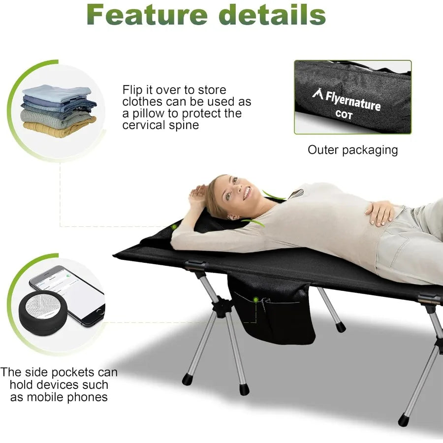 Military Heavy Duty Folding Backpacking Cot