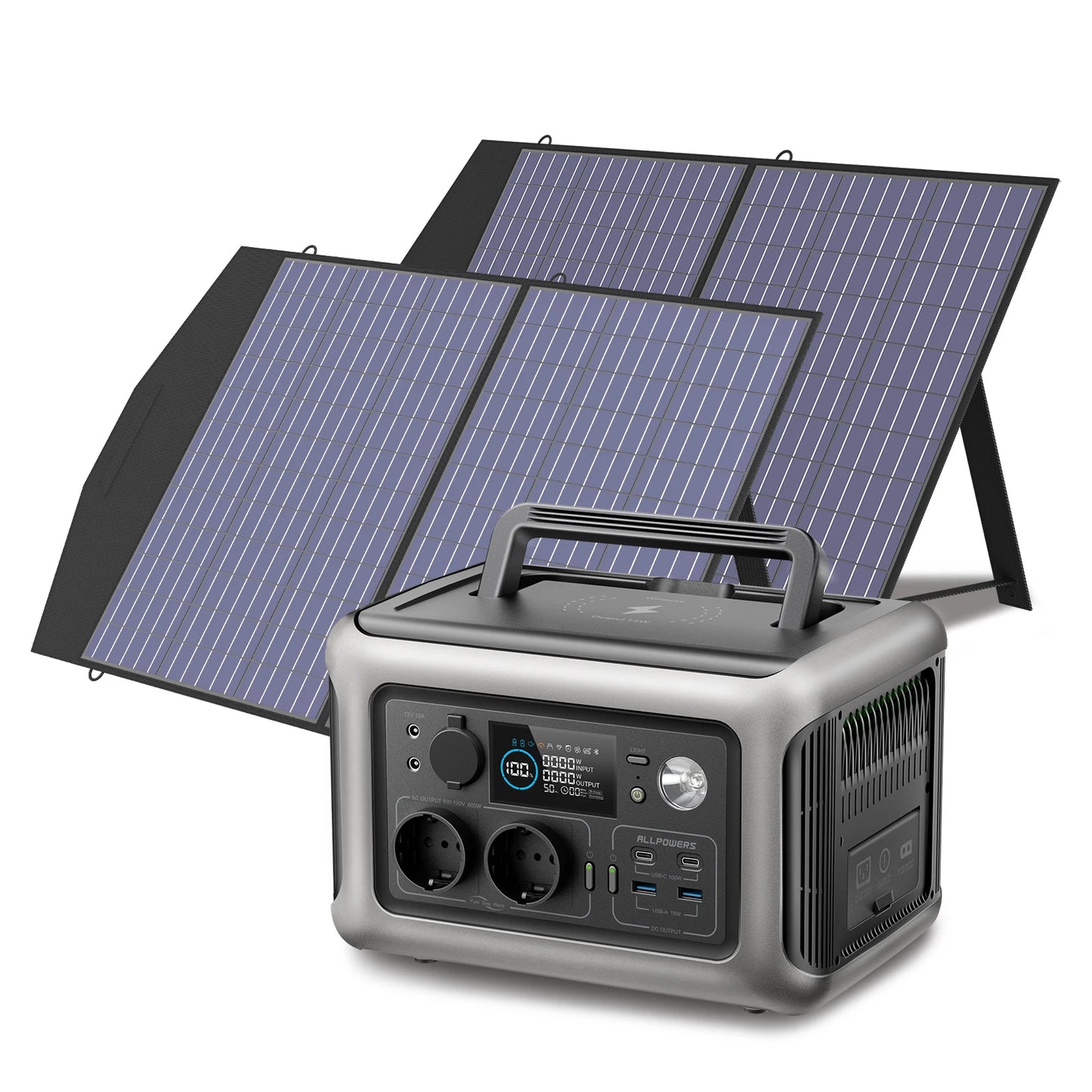 ALLPOWERS Solar Generator with Portable Power Station