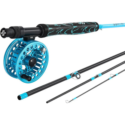 Fly Fishing Combo Starter Kit 9' Fly Rod