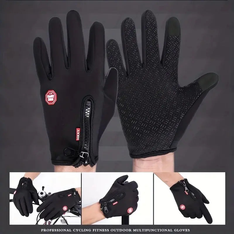 Cycling Gloves, Bicycles for Warmth Anti Slip