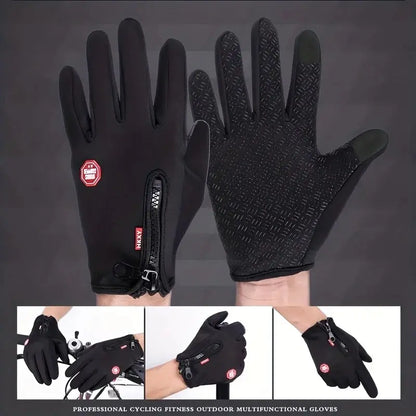 Cycling Gloves, Bicycles for Warmth Anti Slip
