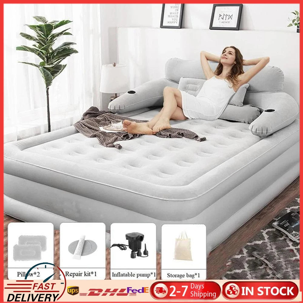 Queen Size Air Mattress Sofa Bed