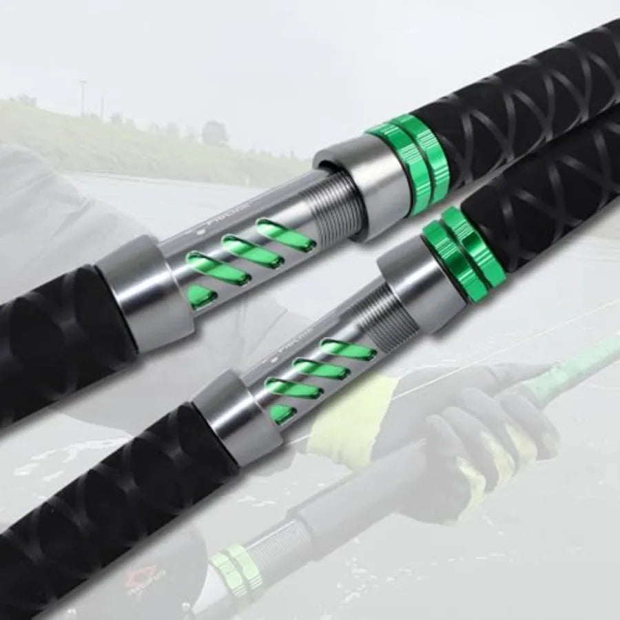 Catfishing Fishing Pole Portable Heavy Casting Rod
