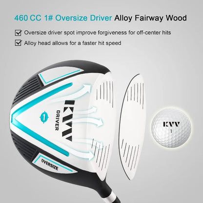 Right Hand Golf Club Set 11-Piece for Women