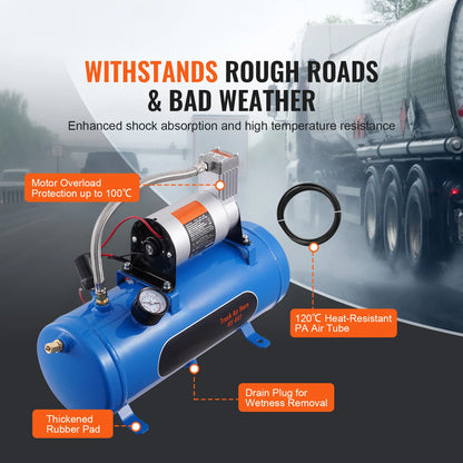 12V Air Compressor with Tank 120psi System