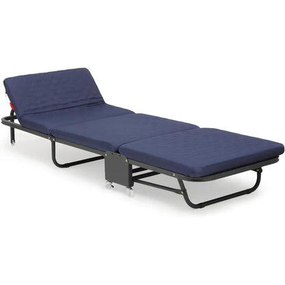 Folding Cot for Adults with Mattress
